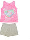 Joyce Kids Set with Shorts Summer 2pcs Pink/Grey