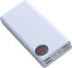 Baseus Mulight Power Bank 30000mAh 33W with 4 USB-A Ports and USB-C Port Quick Charge 3.0 / Power Delivery White