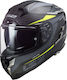 LS2 FF327 C Challenger Carbon Drone Matt Yellow Motorradhelm Volles Gesicht ECE 22.05 1350gr 10327 74 54