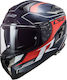 LS2 FF327 C Challenger Carbon Grid Full Face Helmet ECE 22.05 1350gr Blue Red