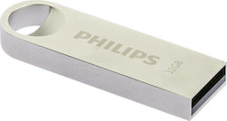 Philips Moon 32GB USB 2.0 Stick Argint