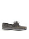 Navigator Suede Ανδρικά Boat Shoes σε Γκρι Χρώμα