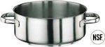 Paderno Series 1000 Stainless Dutch Oven Capacity 5.8lt with Diameter 28cm and Height 9.5cm.