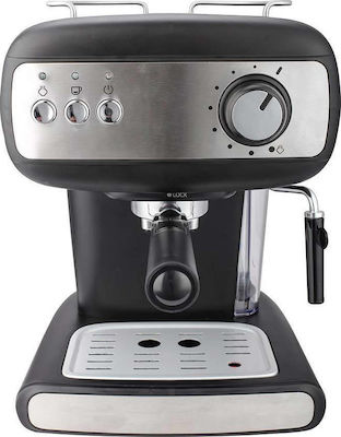 Crown Mașină de cafea espresso 850W Presiune 15bar Argint