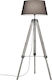 Trio Lighting Tripod Vintage Φωτιστικό Δαπέδου Υ114.3xΜ72εκ. με Ντουί για Λαμπτήρα E27 σε Γκρι Χρώμα