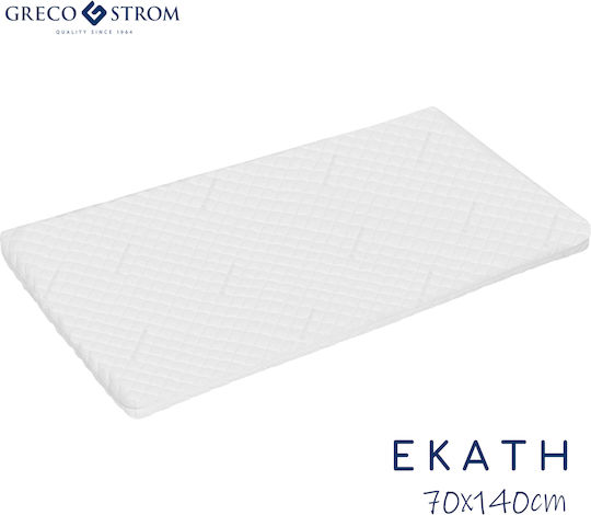 Greco Strom Orthopedic Mattress Crib Hecate with Coconut Fiber & Latex 75cmx140cmx16cm Greco Strom Orthopedic Mattress Crib Hecate with Coconut Fiber & Latex 75cmx140cmx16cm