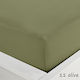 Sunshine Sheet King Size with Elastic 180x200+20cm. Menta 152 Olive 11