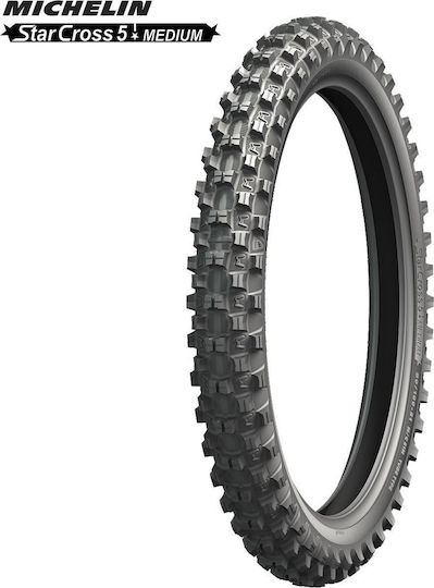 Michelin StarCross 5 Medium 70/100-17 40M TT Off-Road Motorcycle Tyre Front Medium