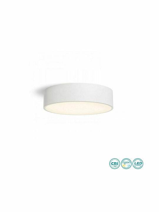 Rendl Light Studio Mezzo Στρογγυλό Εξωτερικό LED Panel 30W με Θερμό Λευκό Φως 3000K 40εκ.