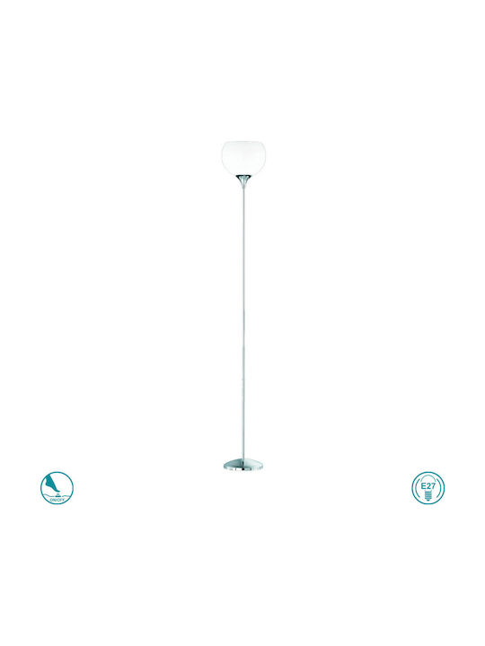 Trio Lighting Junior Floor Lamp H180xW25cm. with Socket for Bulb E27 White