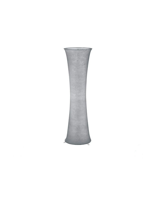 Trio Lighting Gravis Floor Lamp H123xW35cm. with Socket for Bulb E27 Gray