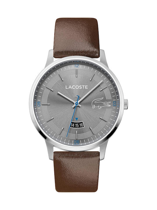 Lacoste Madrid Silver/Brown