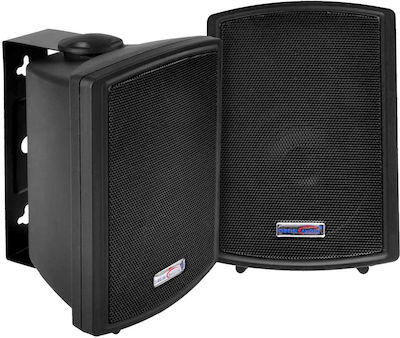 Dibeisi Ζεύγος Παθητικών Ηχείων PA DBS 200W 200W με Woofer 3.5" 14.5x11x20.5εκ.