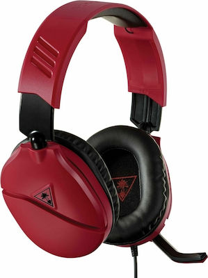 Turtle Beach Recon 70 Über Ohr Gaming-Headset mit Verbindung 3,5mm Midnight Red