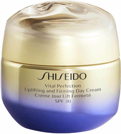 Shiseido Vital Perfection Ενυδατική & Αντιγηραντική Κρέμα Προσώπου Ημέρας με SPF30 για Κανονικές/Ξηρές Επιδερμίδες 50ml