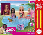 Παιχνιδολαμπάδα Εξωτική Πισίνα με Κούκλα για 3+ Ετών Barbie
