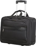 Samsonite Vectura Evo Wasserdicht Tasche mit Rollen für Laptop 17.3" in Schwarz Farbe