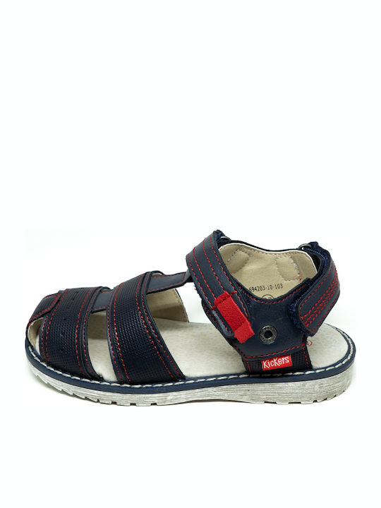 Sandale Tip Pantof Anatomici Albastru Marin
