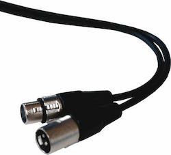 Ibiza Sound Cablu XLR de sex masculin - XLR de sex feminin Negru 1.5m (CM1.5XXF)
