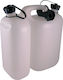 Oregon Combi 5 + 3 Kraftstoffkanister Doppelplatz Kunststoff 8lt Transparent