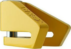 Xena X2 Disc-Lock Motorcycle Disc Brake Lock with 14mm Pin in Yellow