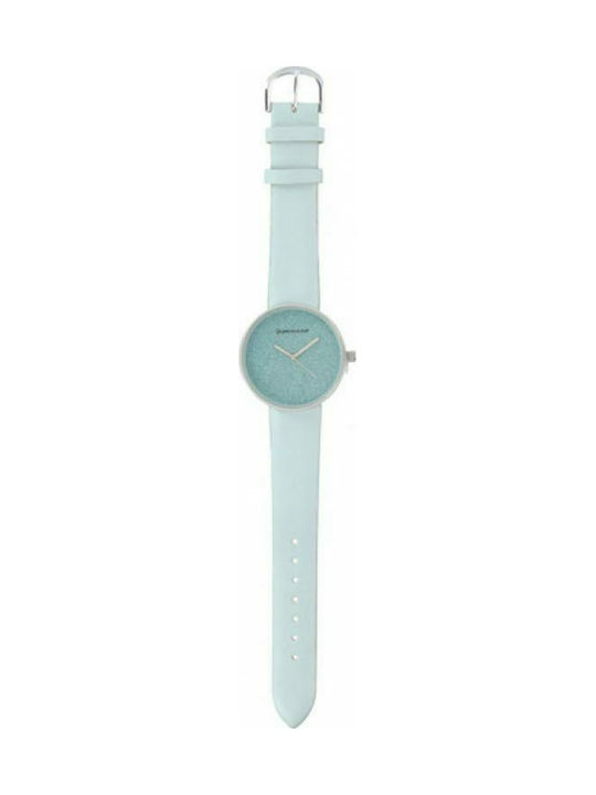 Dunlop Uhr mit Kautschukarmband Light Blue