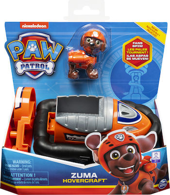 Spin Master Miniature Toy Paw Patrol Zuma Hovercraft Vehicle for 3+ Years