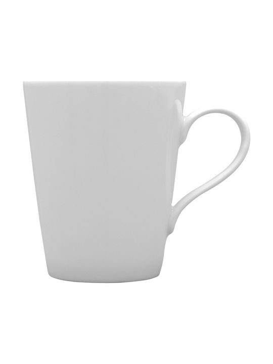 Emfasi Trapo Porcelain Cup White 300ml