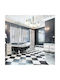 Aca Mizar Pendant Light Black Rail for 4 Bulbs E14, E.14 100x100x83cm
