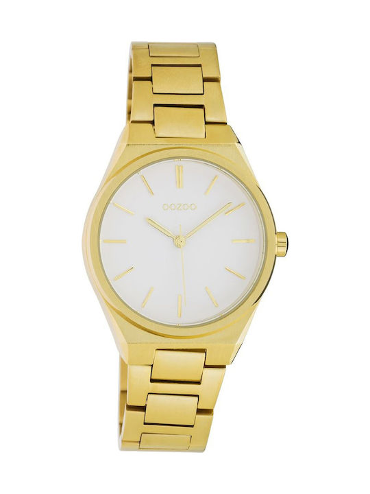 Oozoo Watch with Gold Metal Bracelet