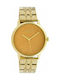 Oozoo Watch with Gold Metal Bracelet