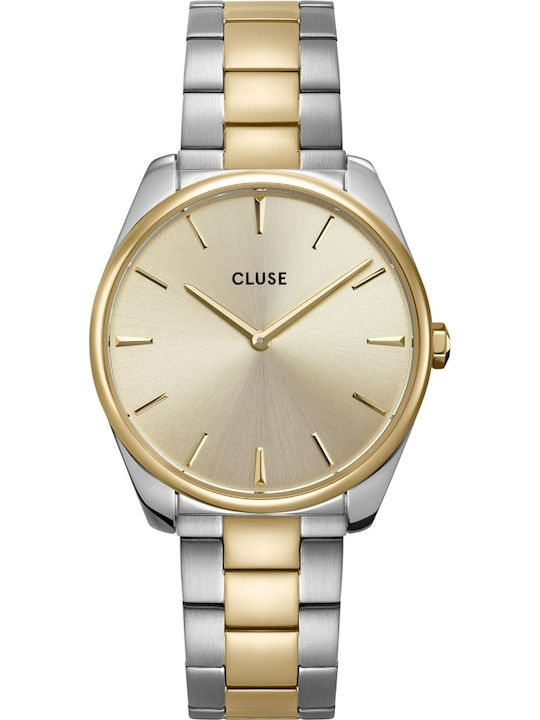 Cluse Feroce Women's Watch with Silver Metal Br...