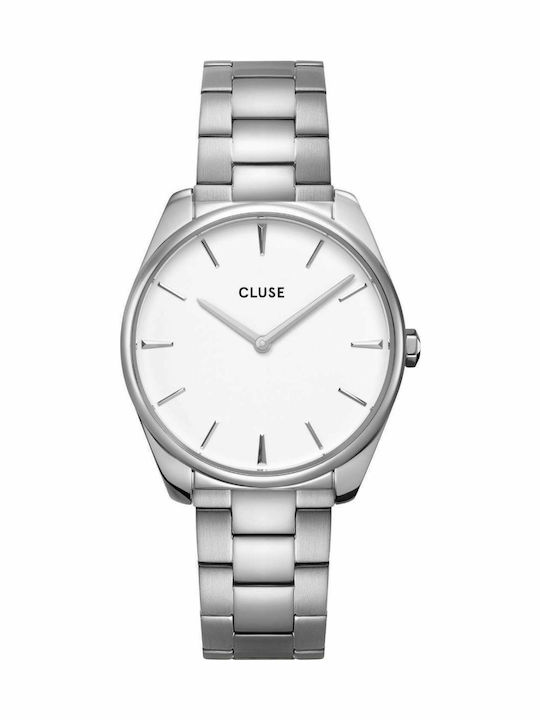 Cluse Feroce Women's Watch with Silver Metal Br...