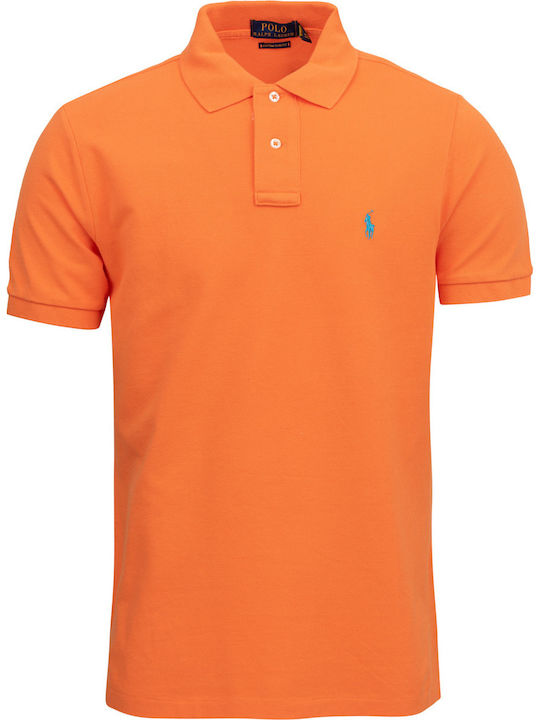 Ralph Lauren Ανδρικό T-shirt Polo Πορτοκαλί