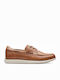 Clarks Un Pilot Lace Men's Leather Boat Shoes Tabac Brown