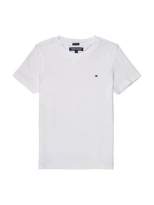 Tommy Hilfiger Παιδικό T-shirt για Αγόρι Λευκό