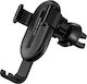 Borofone Mobile Phone Holder Car with Adjustable Hooks Black