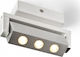 Rendl Light Studio Tico III Троен LED Спот с Топла Бяла Светлина в Сребрист Цвят