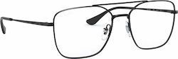 Ray Ban Metal Eyeglass Frame Black RB6450 2509