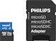 Philips Ultra Pro microSDXC 64GB Klasse 10 U3 V30 UHS-I mit Adapter