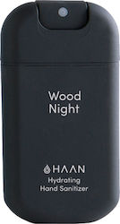 Haan Hydrating Hand Sanitizer Antiseptic Hand Gel Spray 30ml Wood Night