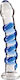 Pipedream No 5 Glasdildo Clear / Blue 18cm