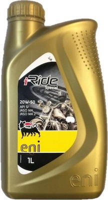 Eni i-Ride Special Motorcycle Oil for Four-Stroke Engines 20W-50 1lt