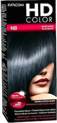 Farcom HD Color Set Hair Dye NB Blue Black 60ml