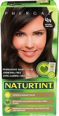 Naturtint Permanent Hair Color Set Hair Dye no Ammonia 4N Chestnut Natural 150ml