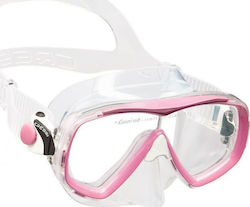 CressiSub Μάσκα Θαλάσσης Estrella Clear/Pink in Pink color DN340040