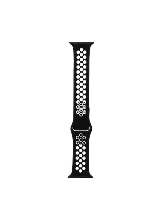 Handodo Doppel Silicone Band Tragbares Band Schwarz Für Apple Watch 44/45/46mm/Ultra 49mm