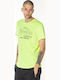 Superdry Outline Pop Herren T-Shirt Kurzarm Gelb