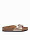 Madrid Birko-Flor Women's Anatomic Gold Narrow Fit Sandals