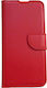 Book Δερματίνης Κόκκινο (Huawei P Smart Pro)